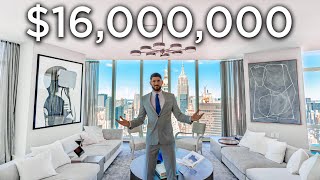 NYC Apartment Tour 16 MILLION LUXURY APARTMENT [upl. by Johiah]