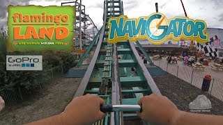 Navigator  On Ride  Flamingo Land Resort POV [upl. by Devin763]